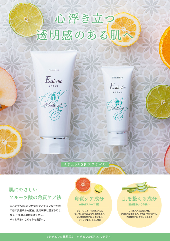 エステゲル パンフレット<br>(角質落とし)