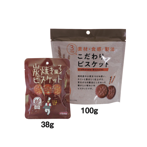 こだわりビスケット（炭焼風フライ ビスケット）